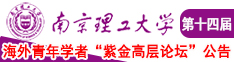 啊啊啊草逼视频南京理工大学第十四届海外青年学者紫金论坛诚邀海内外英才！